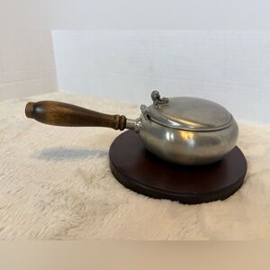 VTG Preisner pewter silent butler/crumb catcher